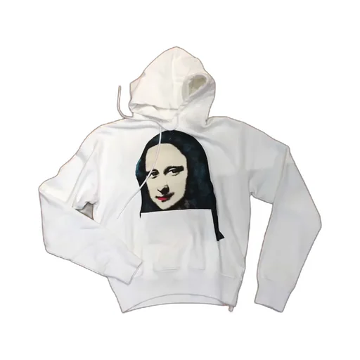 Mona Lisa Print Hoodie