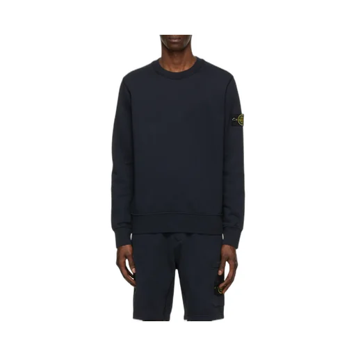 Stone Island Logo Patch Crewneck Sweatshirt
