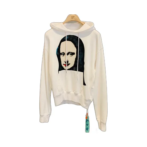Mona Lisa Print Hoodie