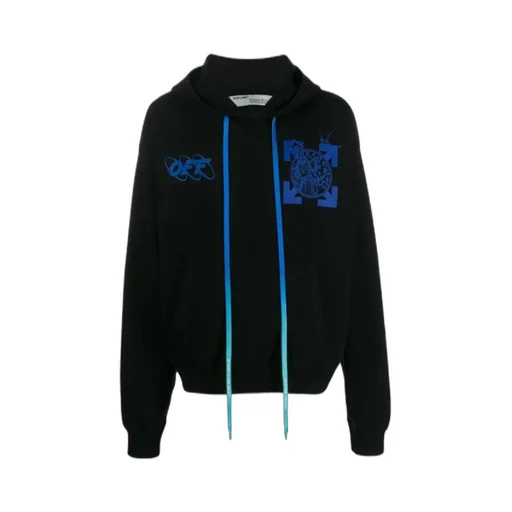 Logo Printed Hooded Sweater