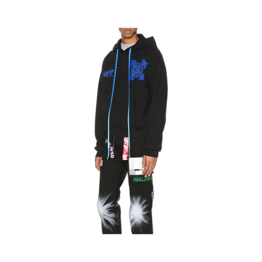 Logo Printed Hooded Sweater