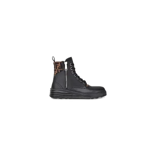 Black Leather Biker Boots