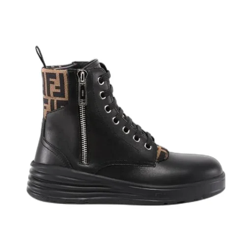 Black Leather Biker Boots