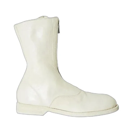 Zip-Front Calf-Length Boots