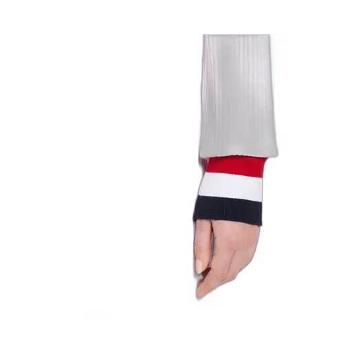 Tricolour-Waistband Seersucker Shorts