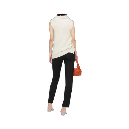 Mid-Rise Tapered Virgin Wool Trousers