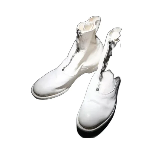 Zip-Front Calf-Length Boots