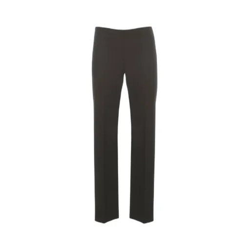 Mid-Rise Tapered Virgin Wool Trousers