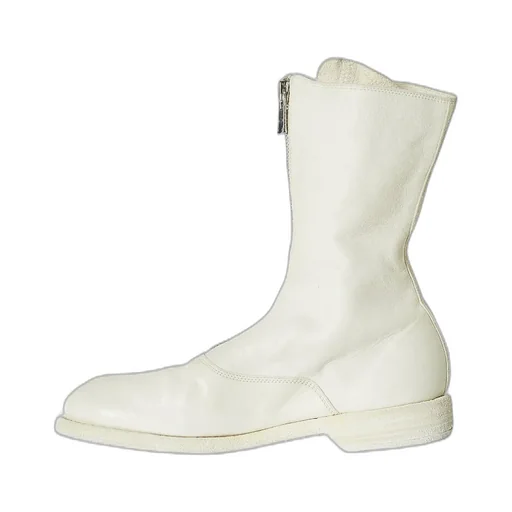 Zip-Front Calf-Length Boots
