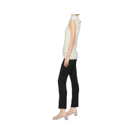 Mid-Rise Tapered Virgin Wool Trousers