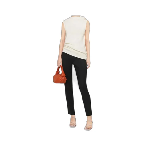 Mid-Rise Tapered Virgin Wool Trousers