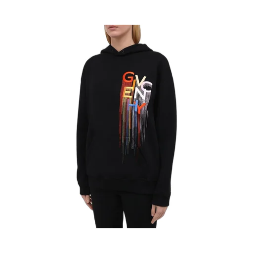 Embroidered Logo Hooded Sweatshirt