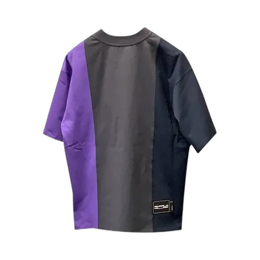 Logo-Print Colour-Block T-Shirt