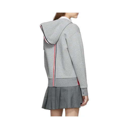 Thom Browne Zipped Drawstring Hoodie