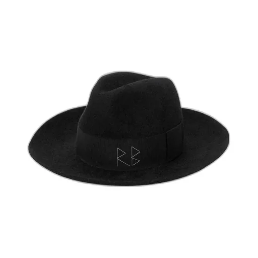 Ruslan Baginskiy Cut-Out Braided Raffia Hat