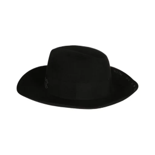 Ruslan Baginskiy Cut-Out Braided Raffia Hat