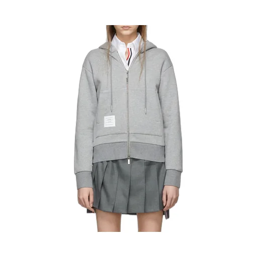 Thom Browne Zipped Drawstring Hoodie