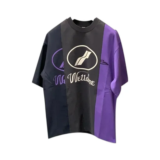 Logo-Print Colour-Block T-Shirt