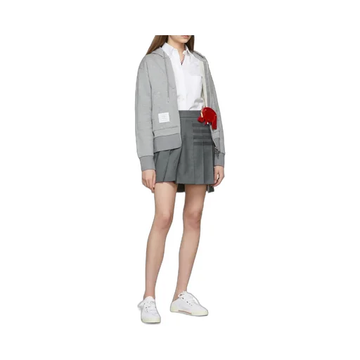 Thom Browne Zipped Drawstring Hoodie