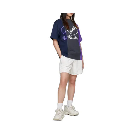 Logo-Print Colour-Block T-Shirt