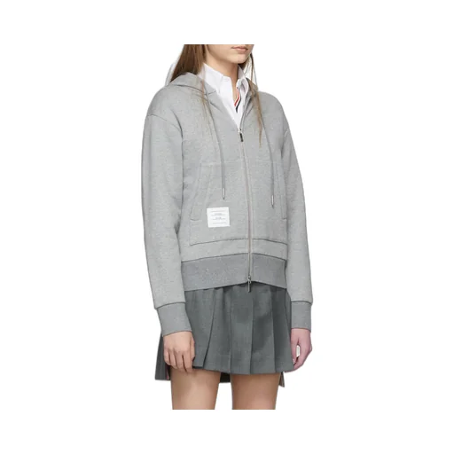 Thom Browne Zipped Drawstring Hoodie