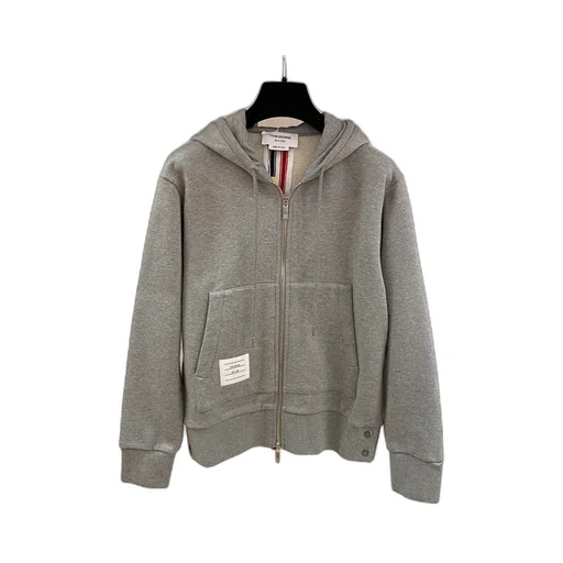 Thom Browne Zipped Drawstring Hoodie
