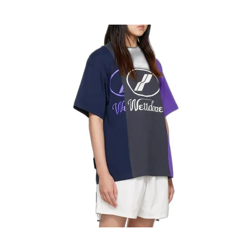 Logo-Print Colour-Block T-Shirt