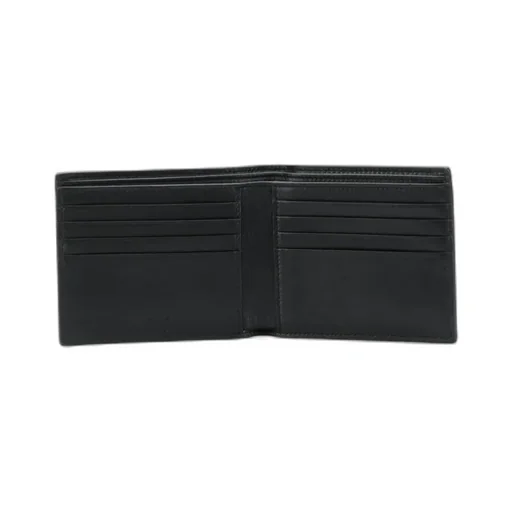 Saint Laurent East/West Embossed Bi-Fold Wallet