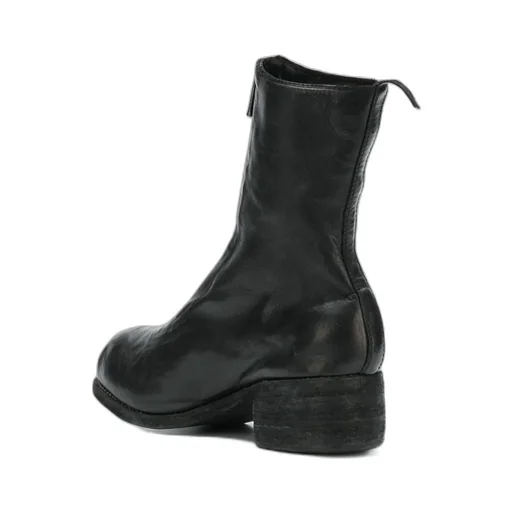 Front Zip Ankle Boots