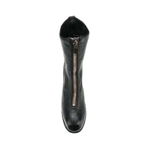 Front Zip Ankle Boots