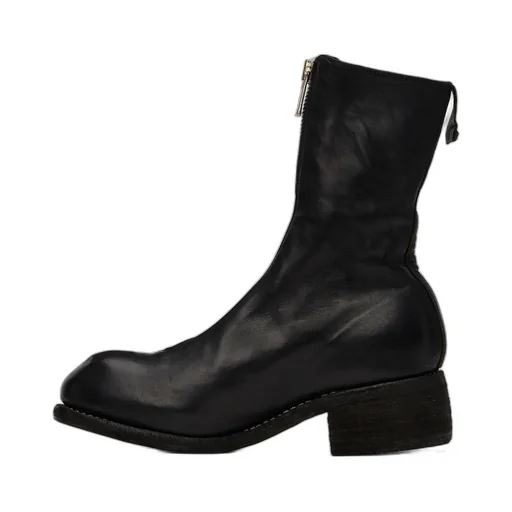 Front Zip Ankle Boots