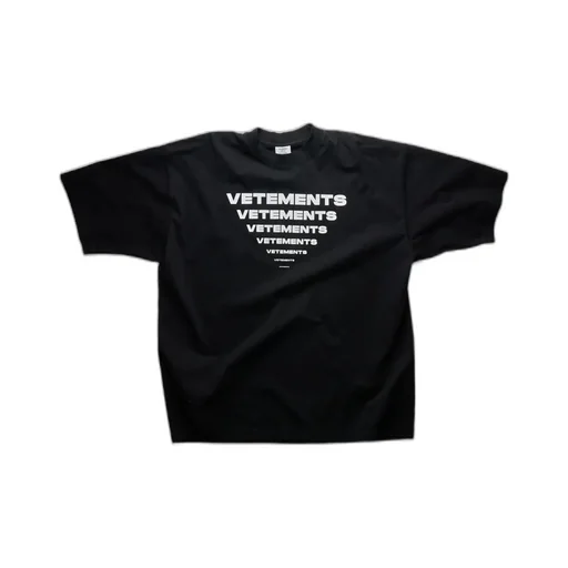 Vetements Logo Printed Crewneck T-Shirt