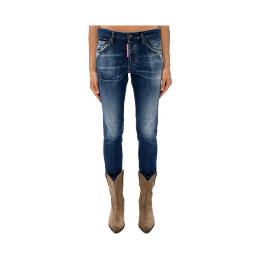 Skinny Cropped Distressed Jeans