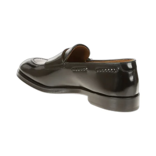 Doucal's Round-Toe Polished Monk Shoes