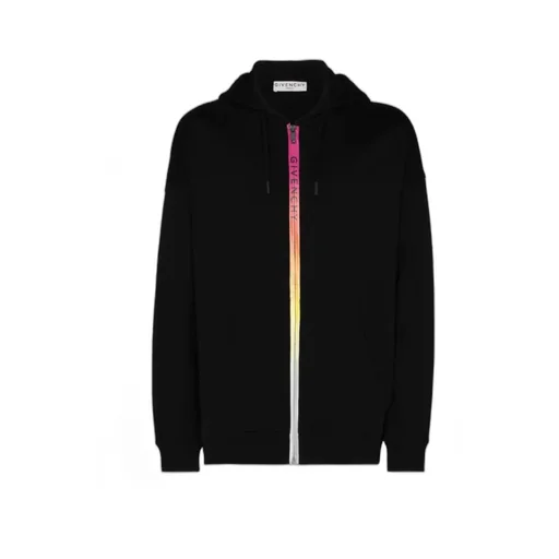 Logo Trim Hoodie