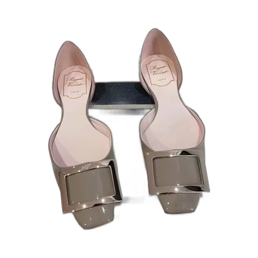 Patent-Leather Ballerina Shoes