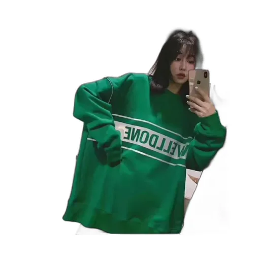 Printed Logo Sports Sweater