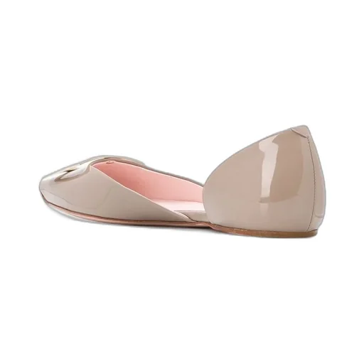 Patent-Leather Ballerina Shoes