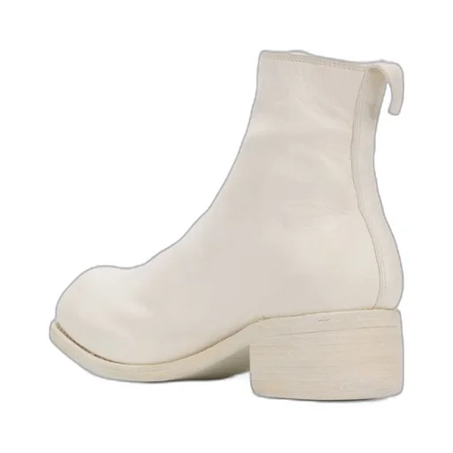 Cracked-Effect Ankle Boots