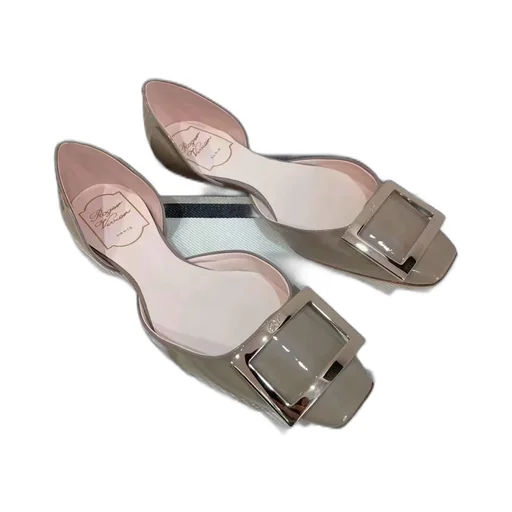 Patent-Leather Ballerina Shoes