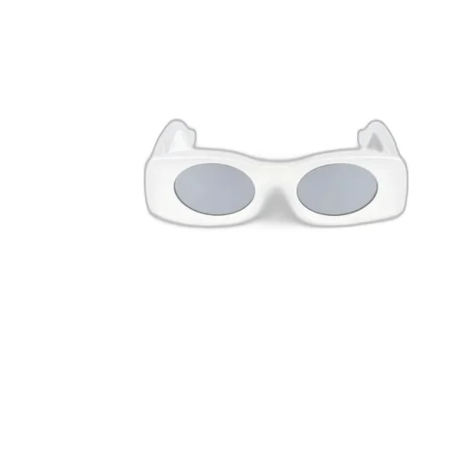 Logo Rectangular Frame Sunglasses