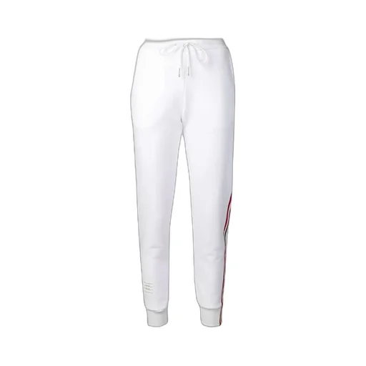 Thom Browne Logo Patch Side Band Sweatpants