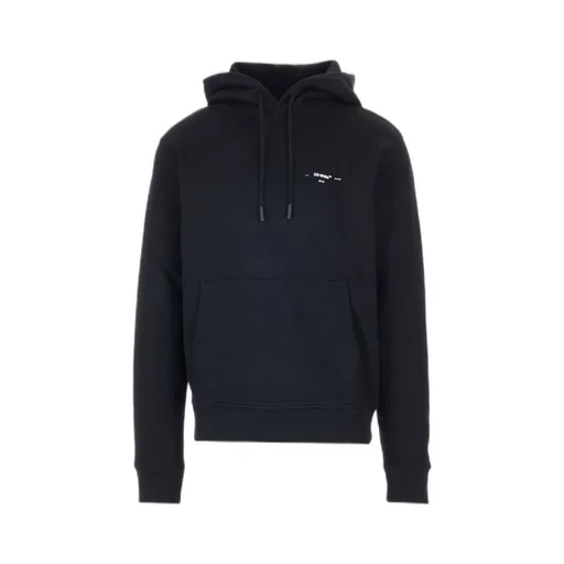 Black Logo Hooded Sweater