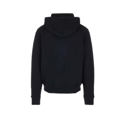 Black Logo Hooded Sweater