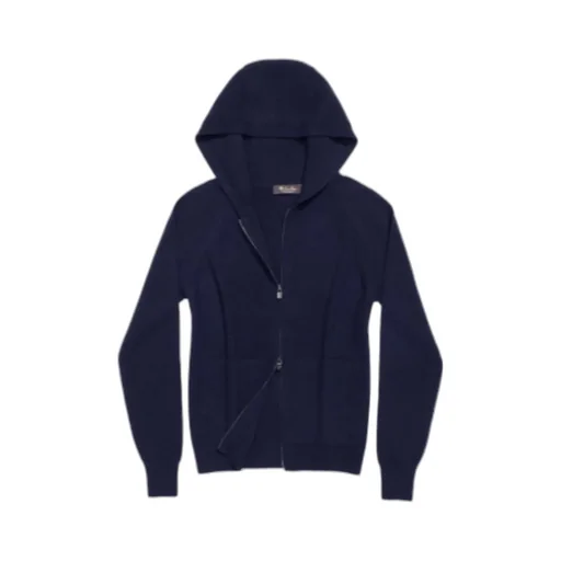 Loro Piana Zipped Knitted Hoodie