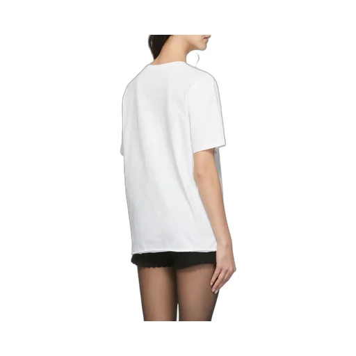 Saint Laurent Logo Printed Crewneck T-Shirt