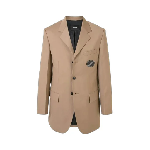 Logo Patch Suit Jacket
