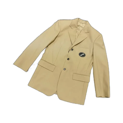 Logo Patch Suit Jacket