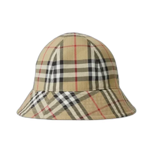 Burberry Vintage Check Dropped Brim Bucket Hat