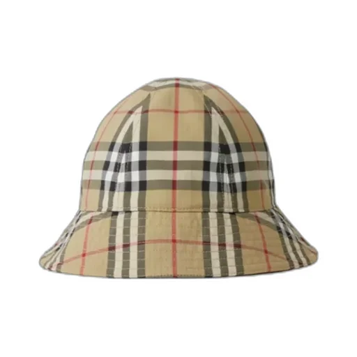 Burberry Vintage Check Dropped Brim Bucket Hat